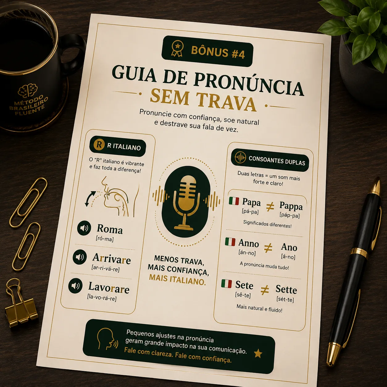 Bônus #4 — Guia de Pronúncia Sem Trava