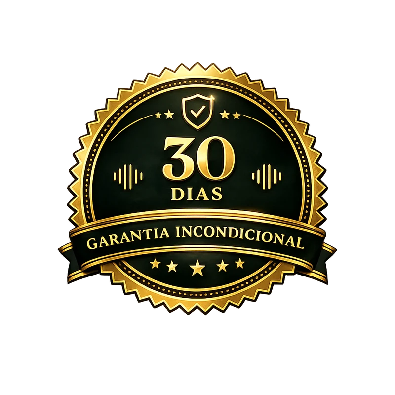 Selo de garantia incondicional de 30 dias